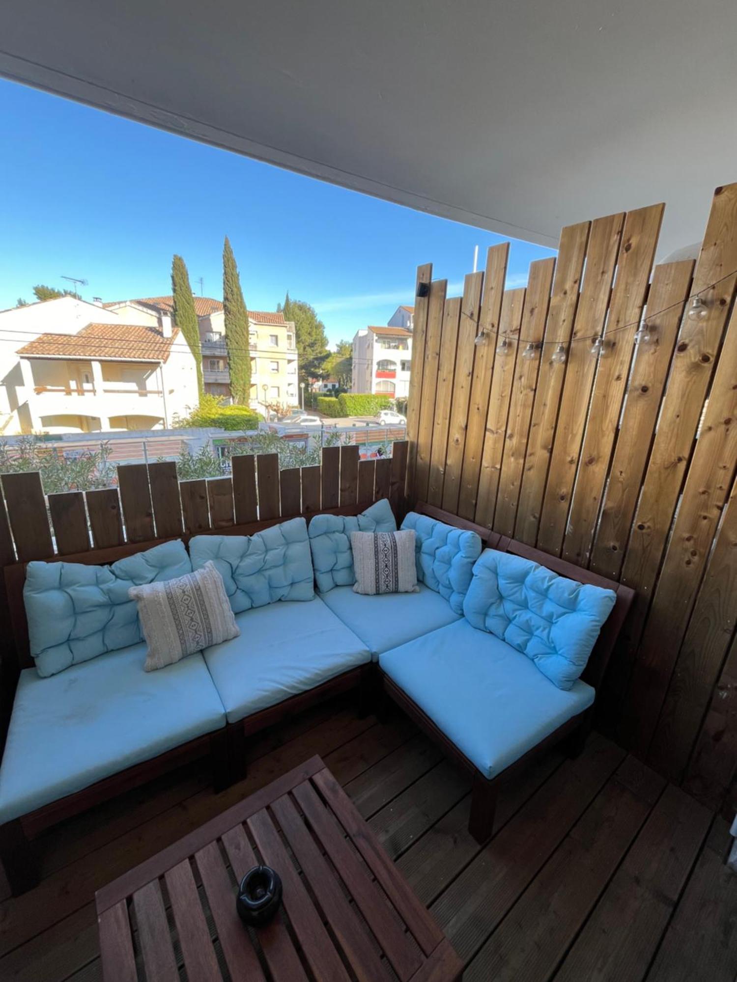 Joli T2/ Tram/ Clim/ Parking/ Wifi/ Piscine Daire Montpellier Dış mekan fotoğraf