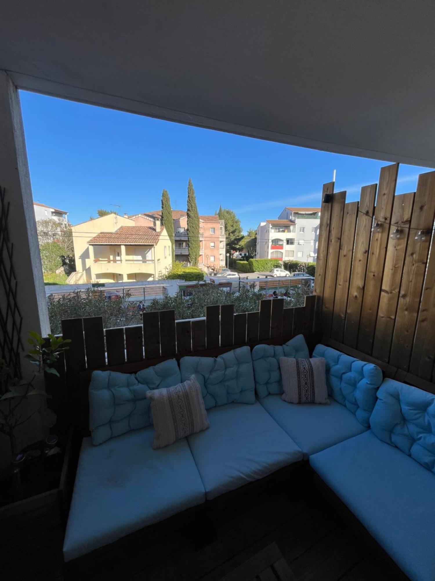 Joli T2/ Tram/ Clim/ Parking/ Wifi/ Piscine Daire Montpellier Dış mekan fotoğraf