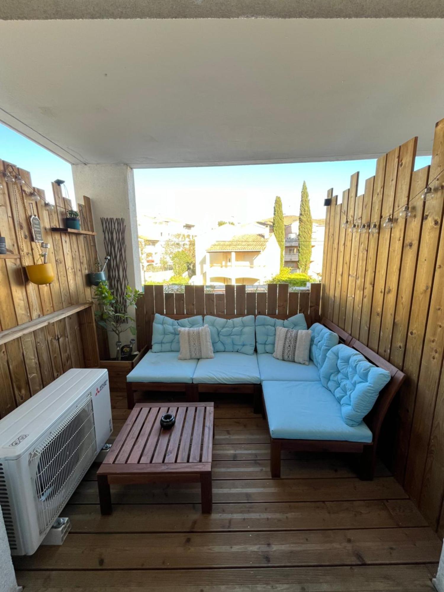 Joli T2/ Tram/ Clim/ Parking/ Wifi/ Piscine Daire Montpellier Dış mekan fotoğraf
